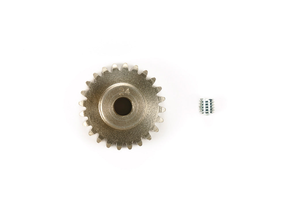 Tamiya 54771 24 Tooth 0.6 Module Hard Coated Aluminium Pinion Gear